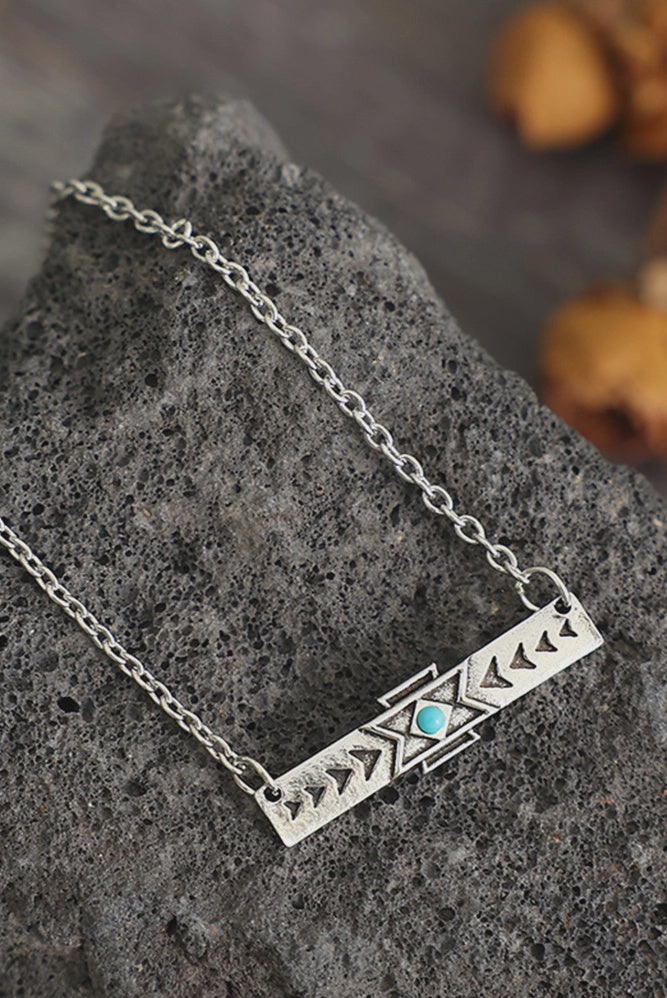 Aztec Bar Necklace
