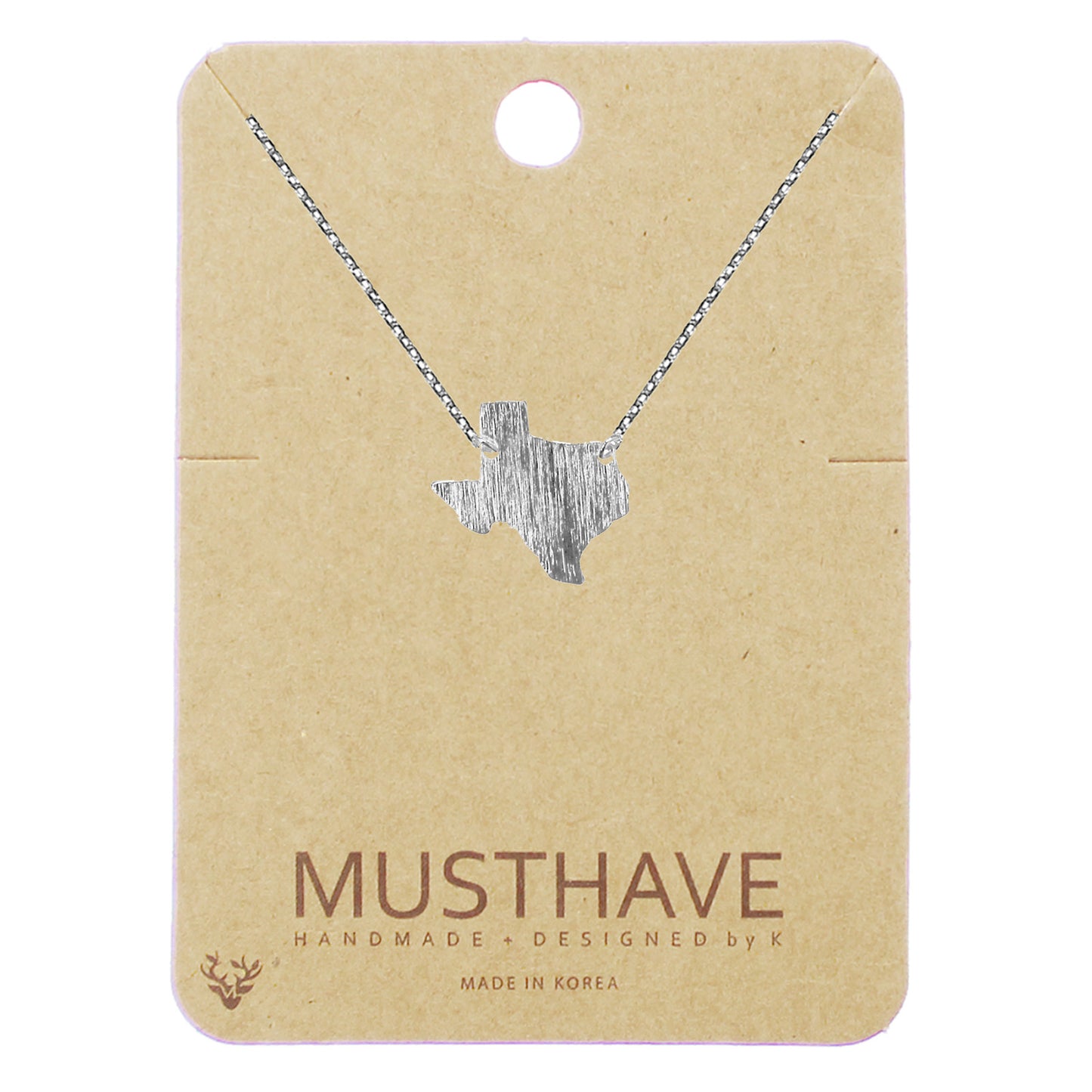 Gold & Silver Texas State Necklaces