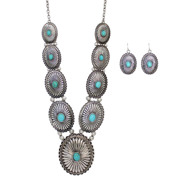 Large Concho Necklace