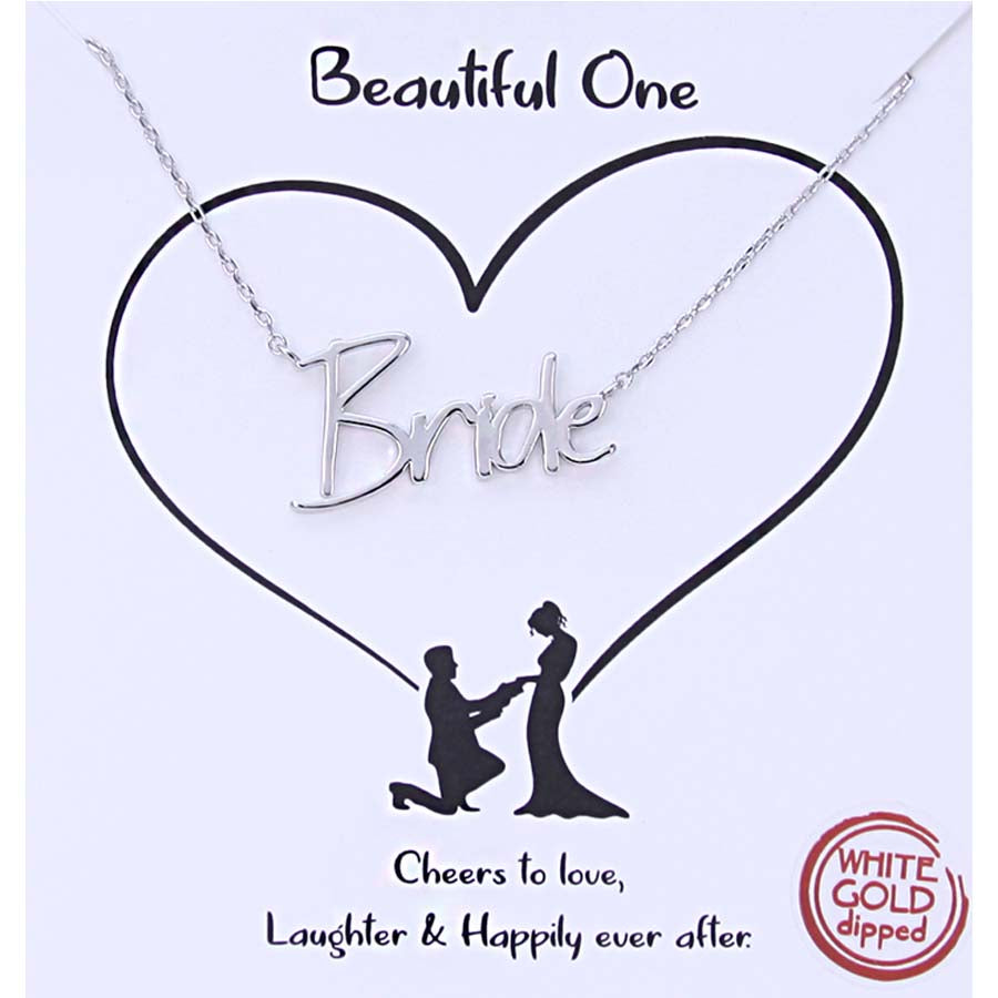 50% Off - Bride Necklaces