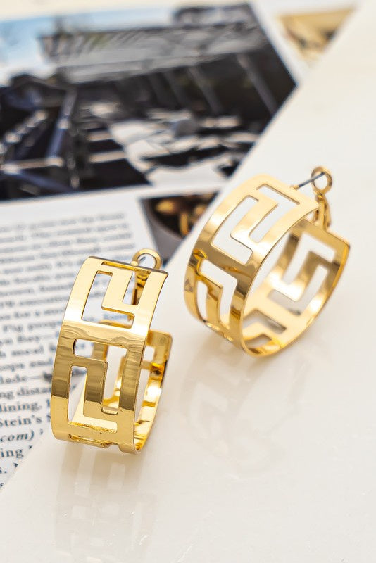 Gold Hoop Earrings