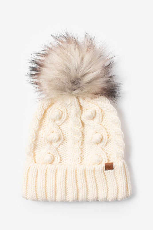 Snow Bunnies Pom Pom Beanies