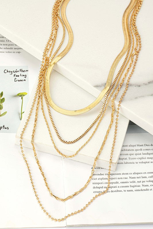 Gold Layered Necklace