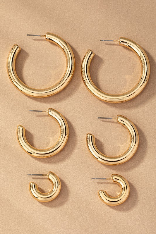 Gold Hoop Earrings