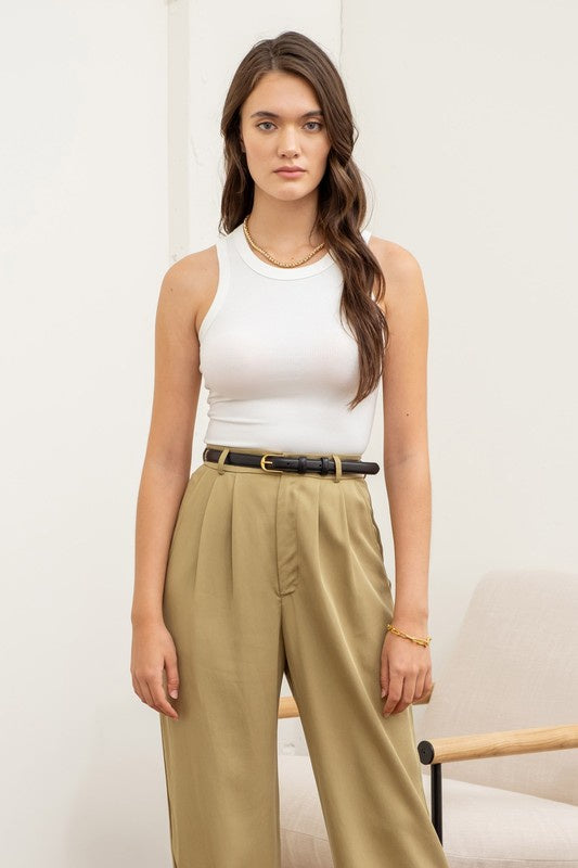 Why Not White Tank Top