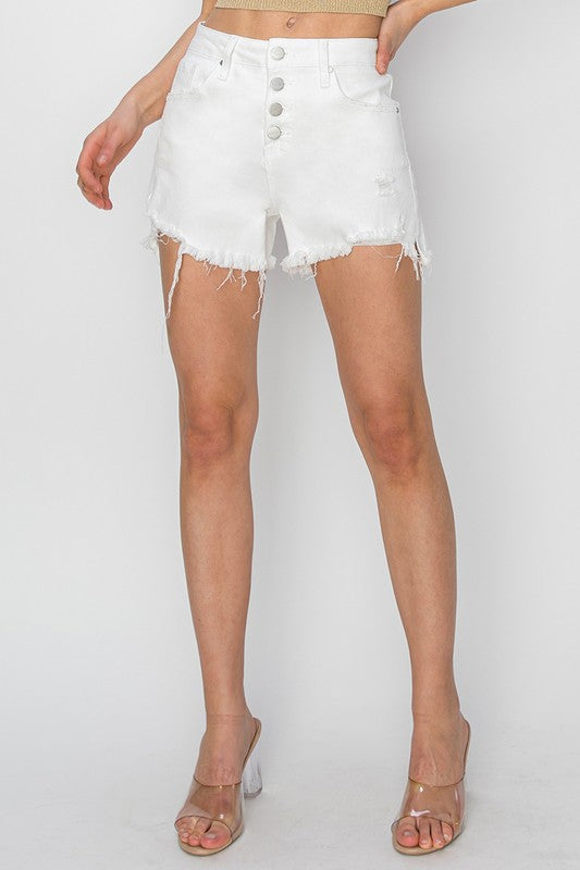 White Sandy Beach White Risen Shorts