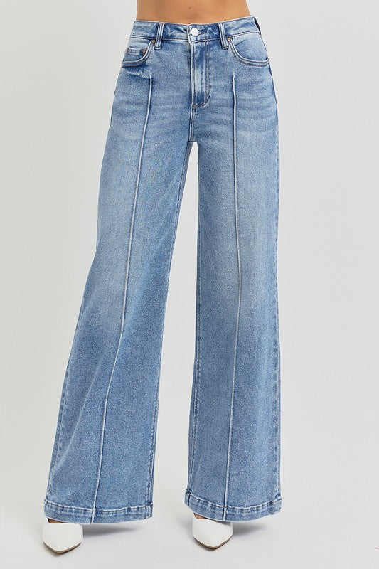 Raise Them Right Wide Leg Risen Jeans