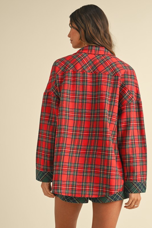 Christmas Morning Red Plaid PJ Set