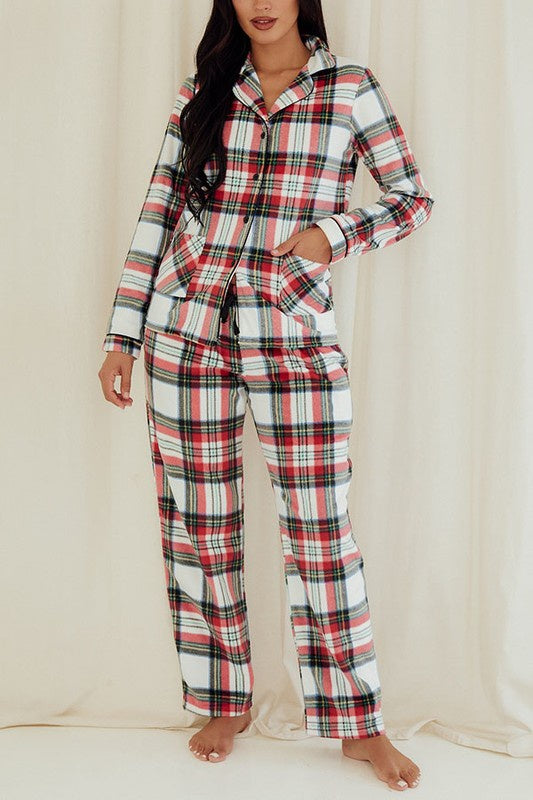 50% Off - Rockin' Around The Christmas Tree Adult PJ Set