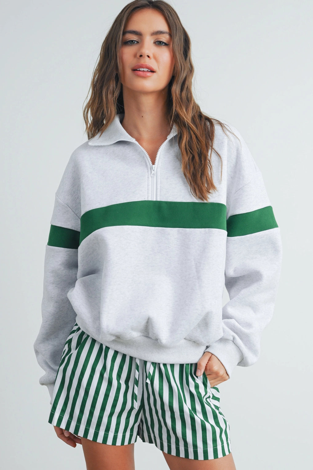 Football Season Green Sweatshirt