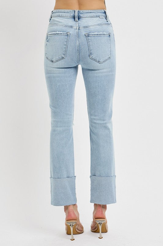 Can You Keep A Secret Straight Leg Risen Jeans