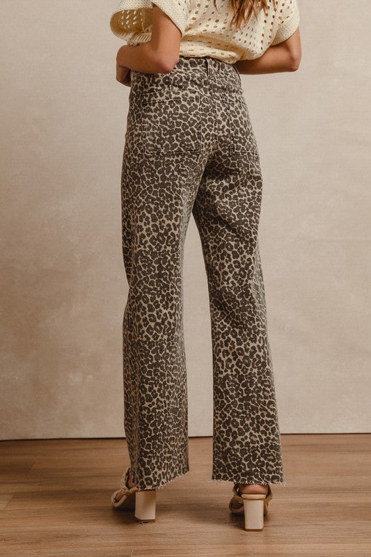 After Party Leopard Print Pants