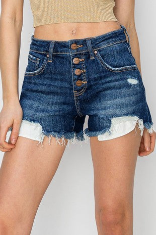 She’s The Reason Denim Risen Shorts