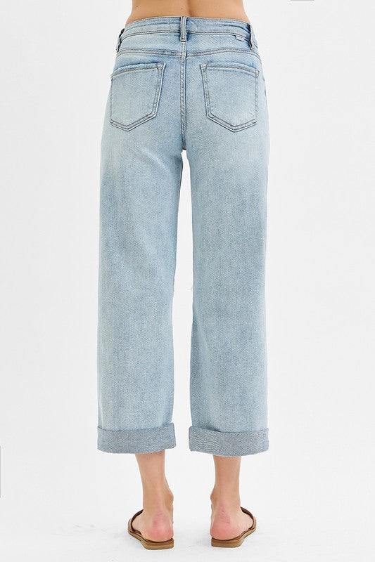 Boy Please Boyfriend Fit Risen Jeans