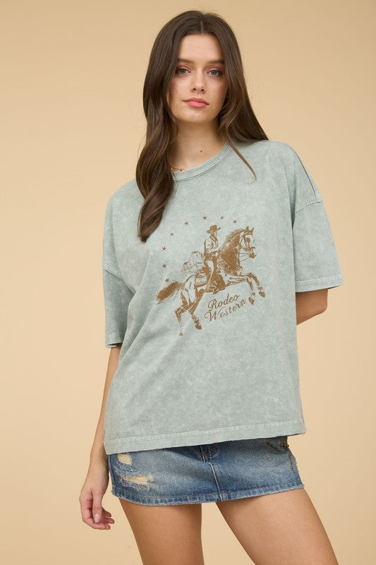West Texas Rodeo Western Sage Graphic Tee