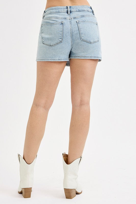 Let's Dance The Night Away Denim Risen Skort