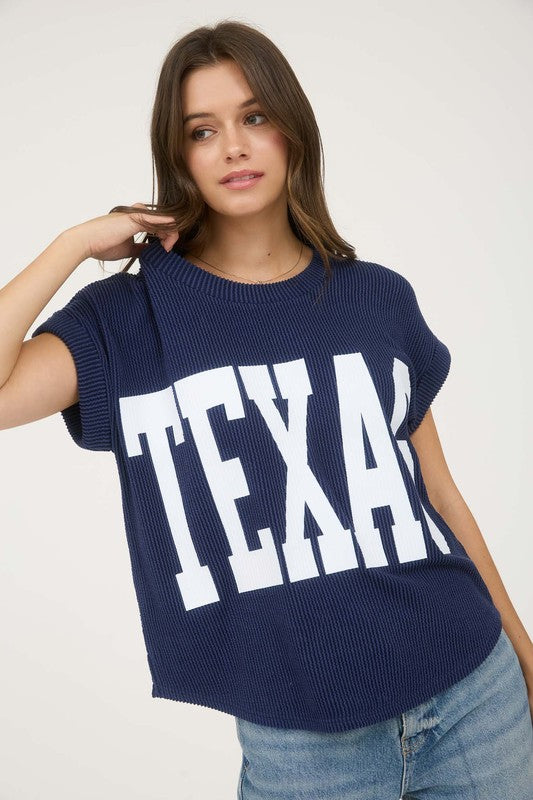 RESTOCK The Navy Texas Tee