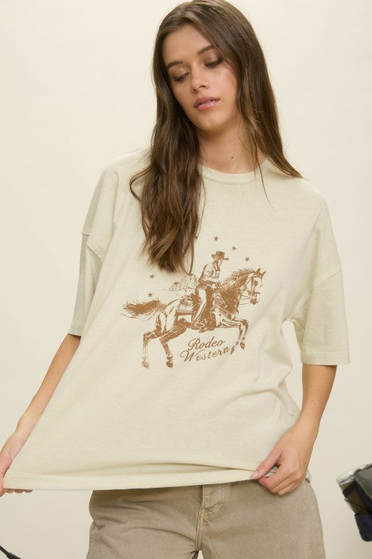 West Texas Rodeo Western Ivory Graphic Tee