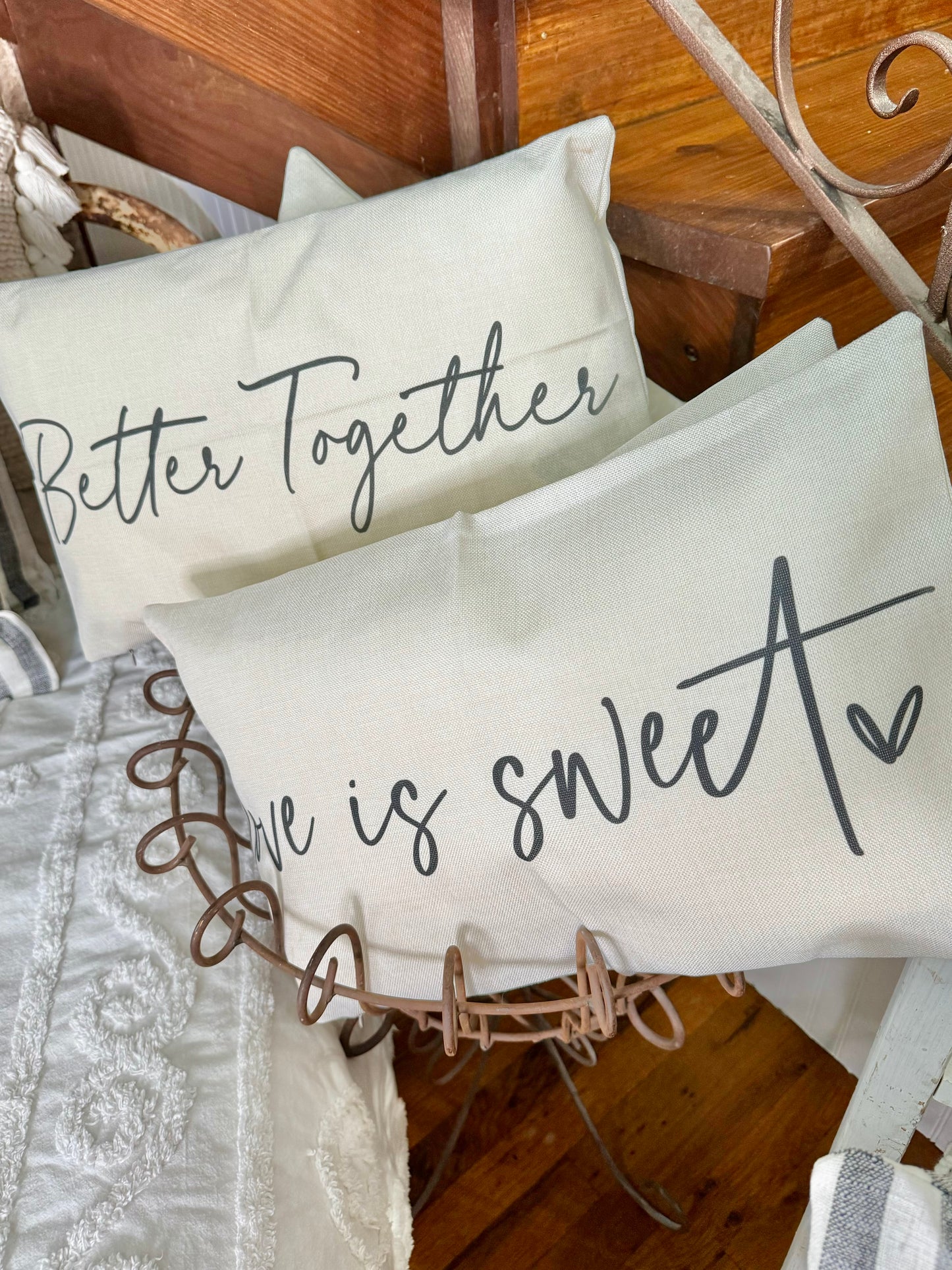 Love Is Sweet Decorative Pillow