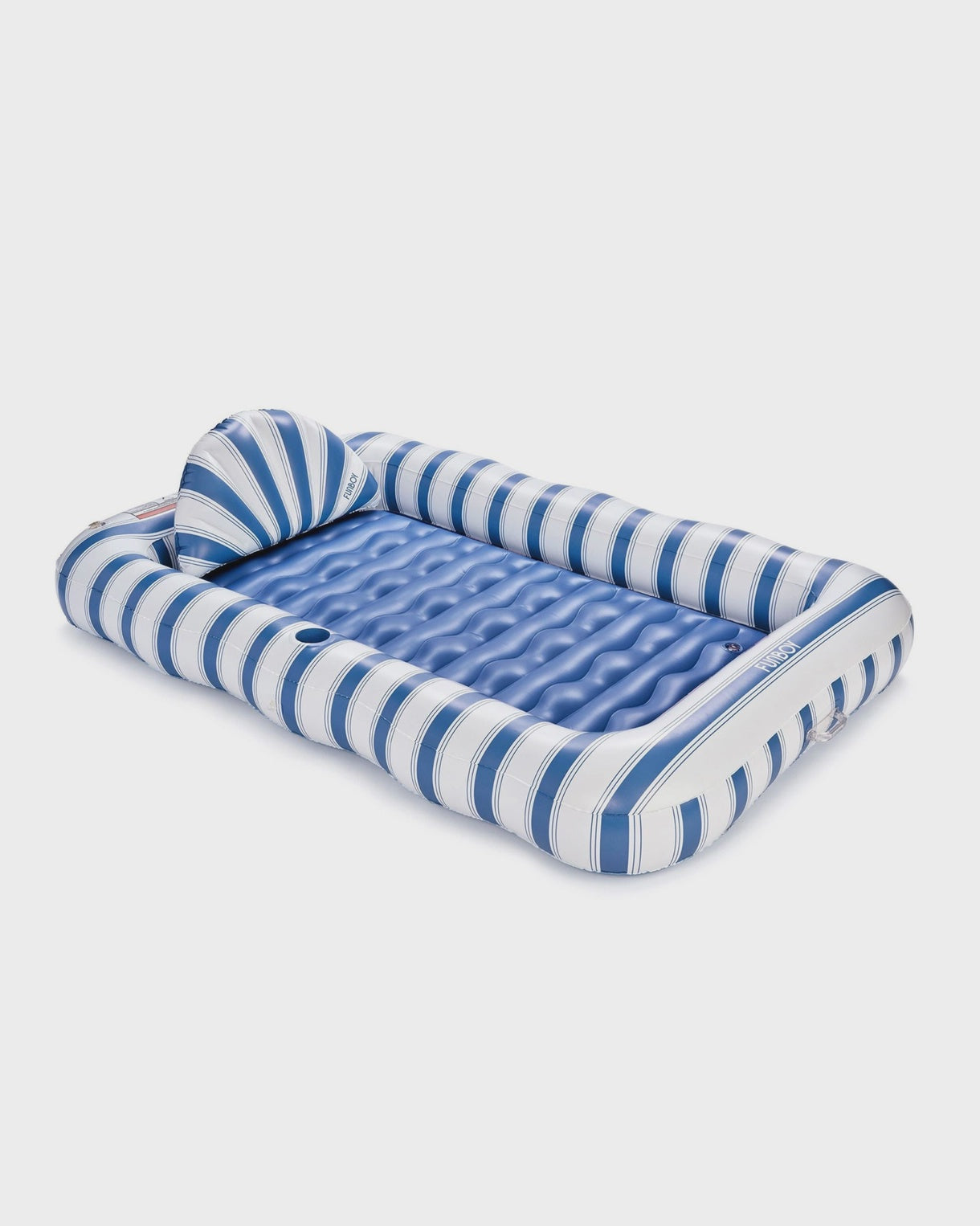 Striped Seashell Tanning Pool Lounger