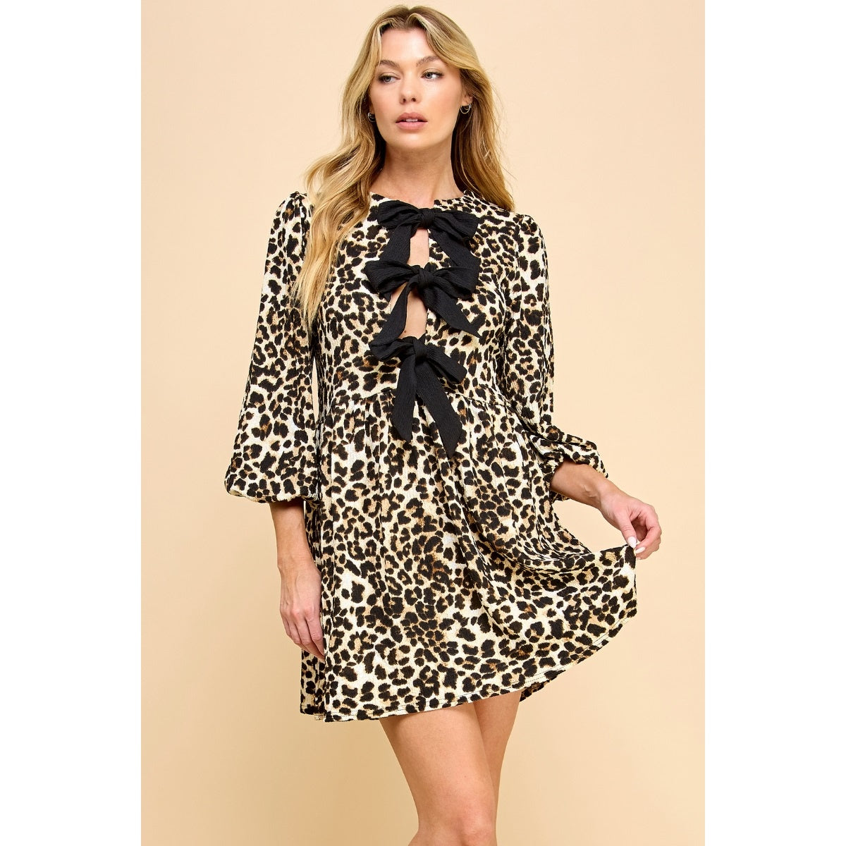 Love Letters Leopard Print Dress