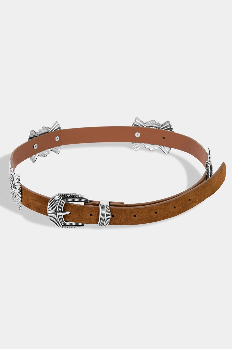 Brown Concho Belt