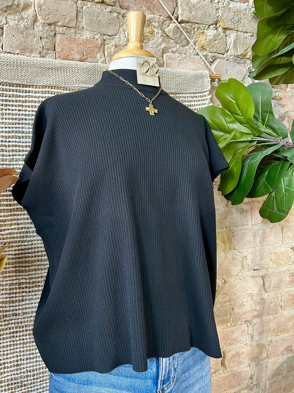 Timeless Black Tunic Top
