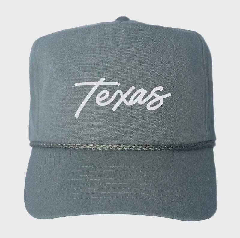 Grey Texas Trucker Cap
