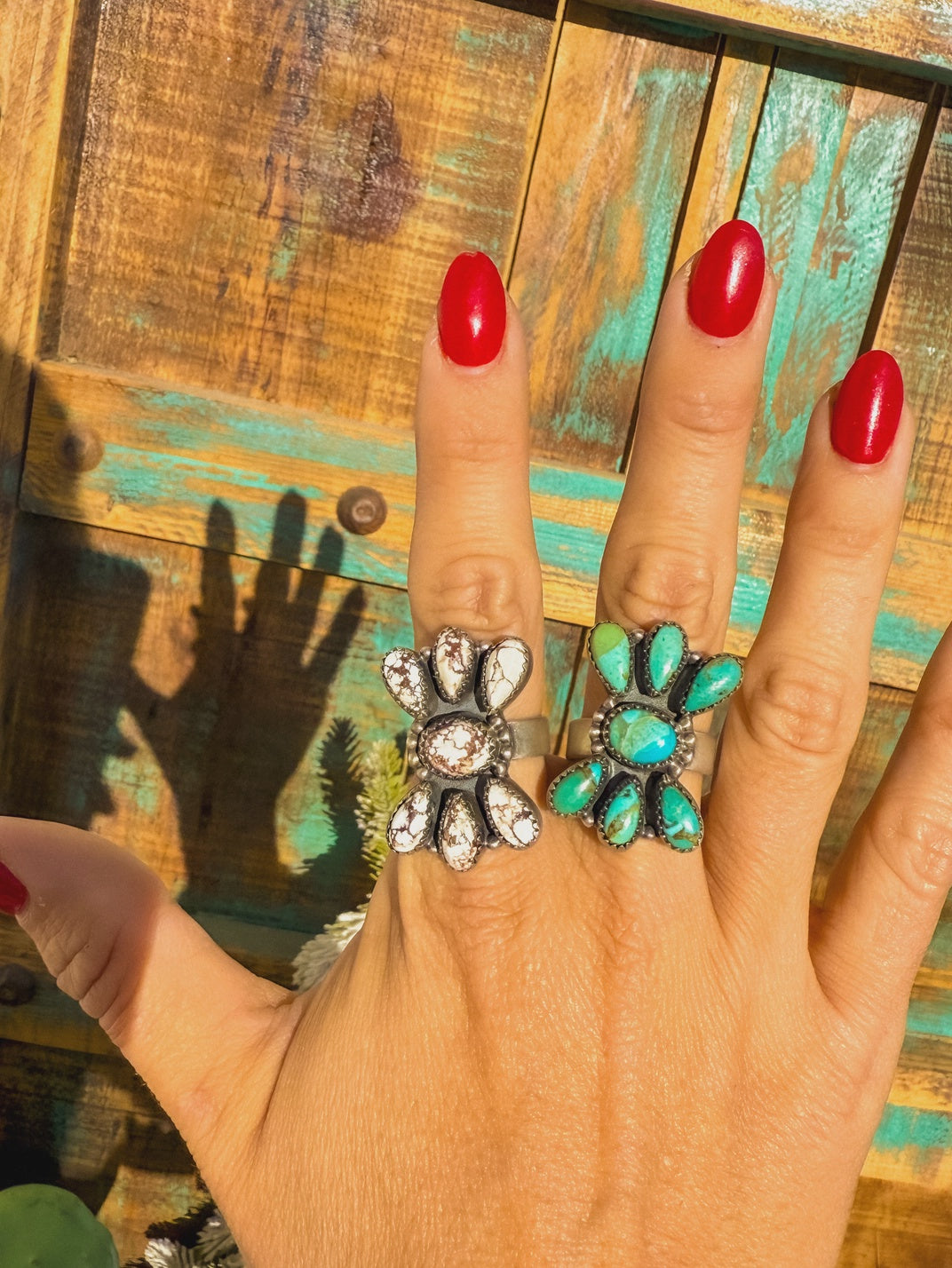 Sterling Silver Royston Turquoise Adjustable Ring