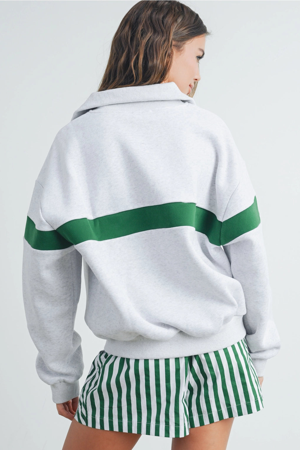 Football Season Green Sweatshirt