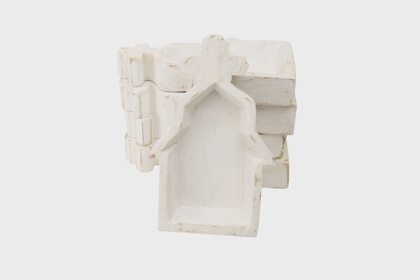 White Wooden Church Bowl