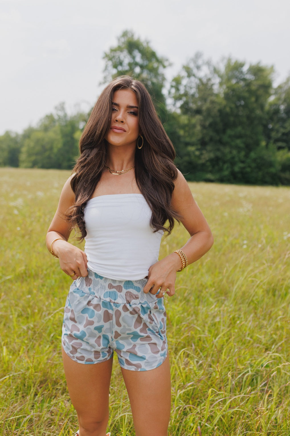 Can't You See Camo Shorts