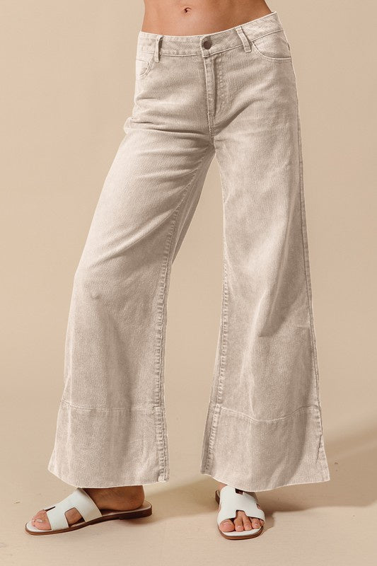 See You Around Oatmeal Corduroy Pants