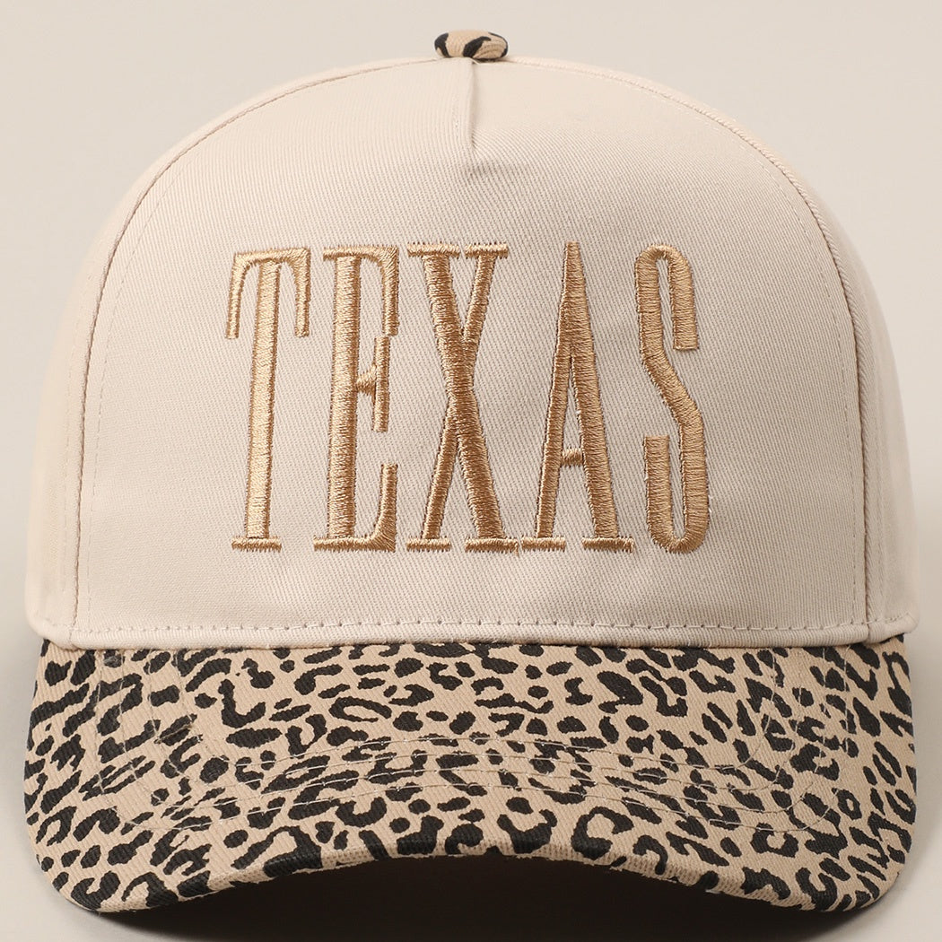 RESTOCK Texas Beige Embroidered Trucker Hat