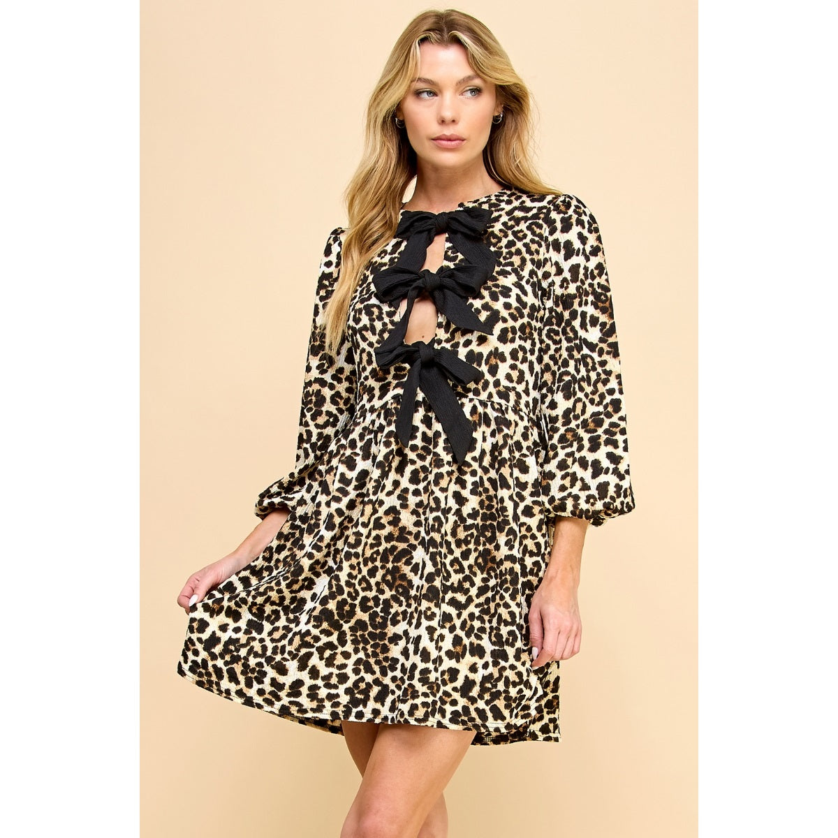 Love Letters Leopard Print Dress