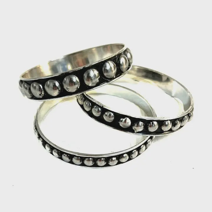 Large Silver Bangle