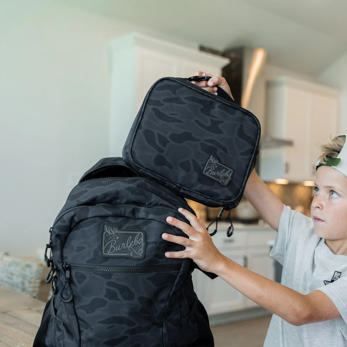 Black Camo Burlebo Lunchbox
