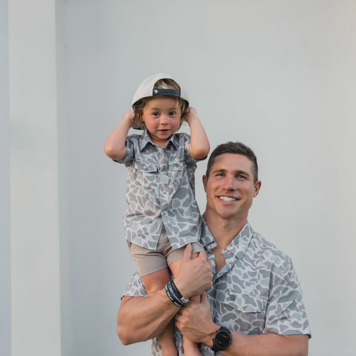 Camo Burlebo Button Up