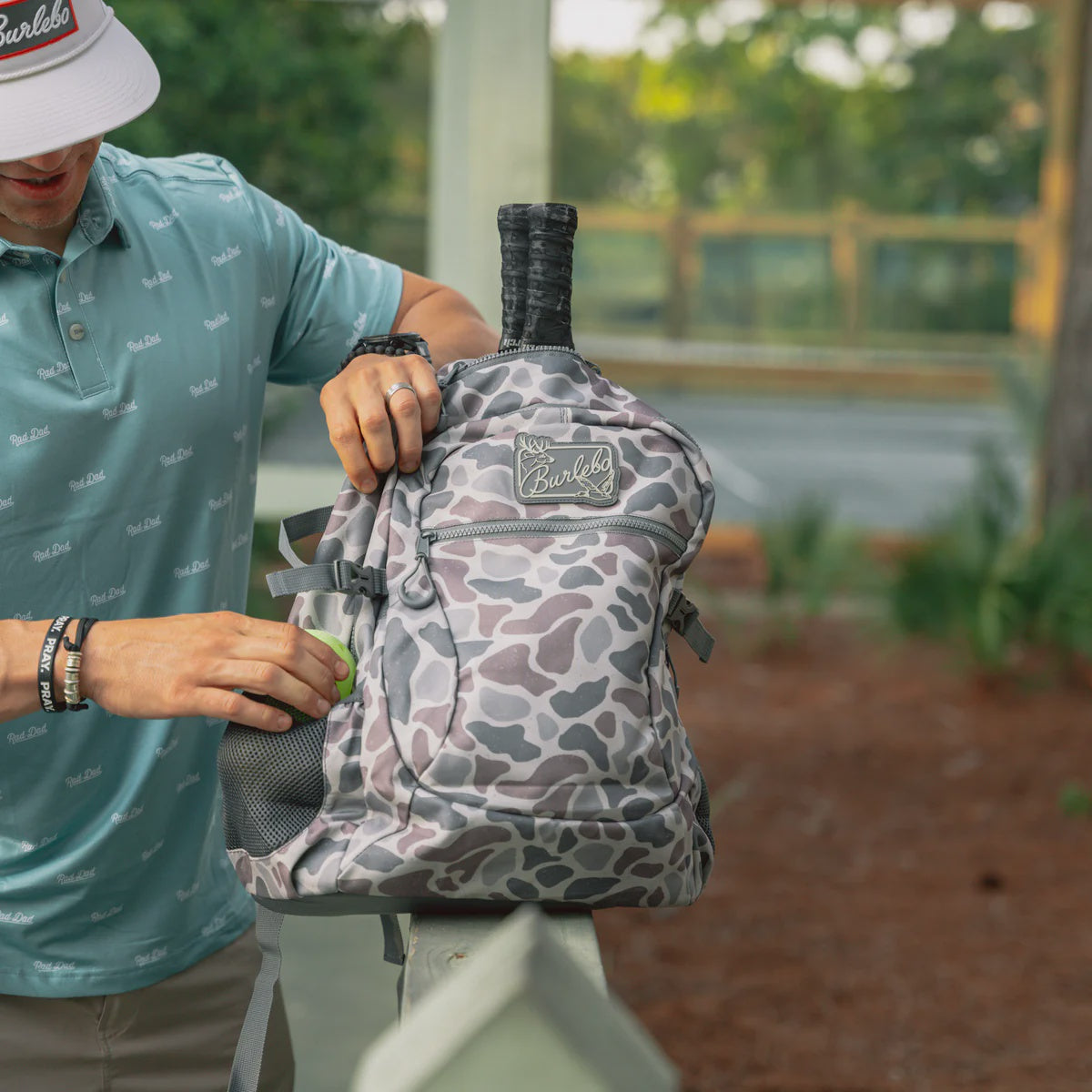 RESTOCK Camo Burlebo Backpack