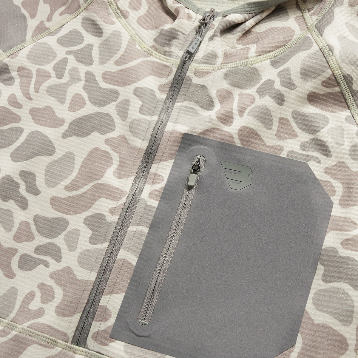 Burlebo Camo Quarter Zip Up