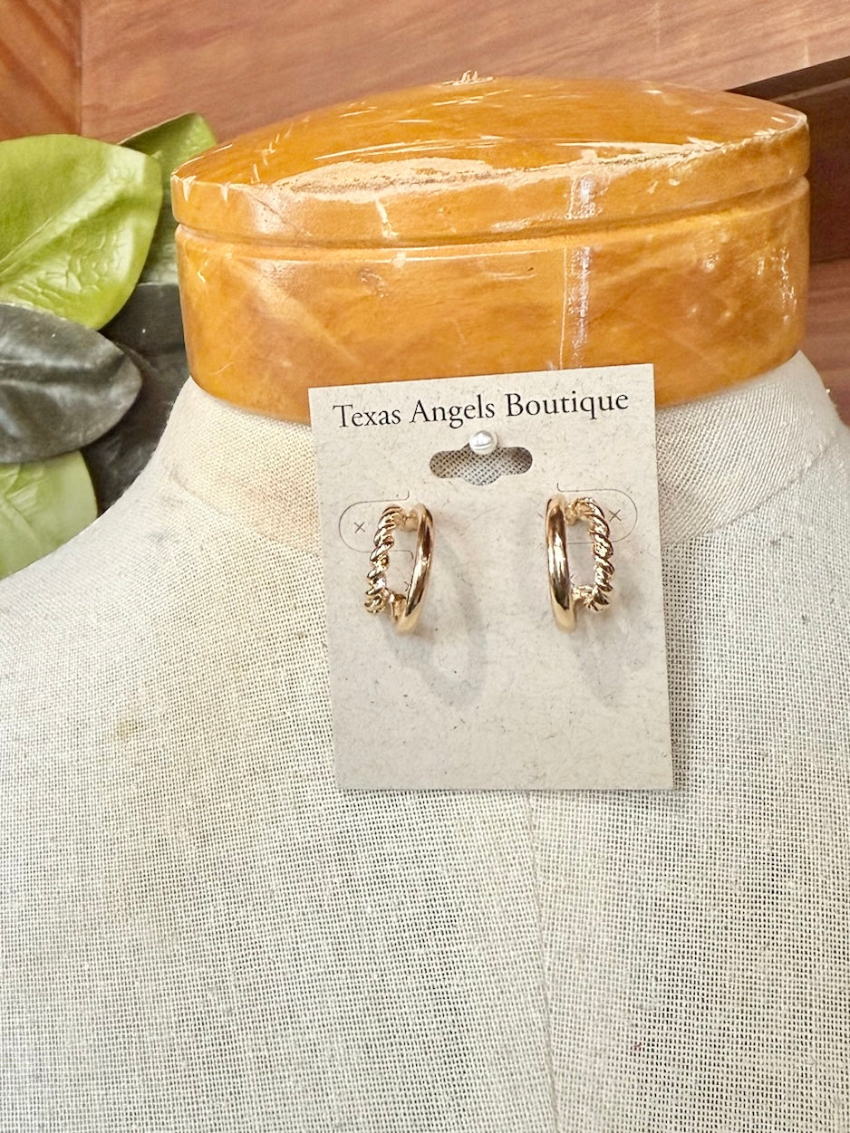 Gold Hoop Earrings