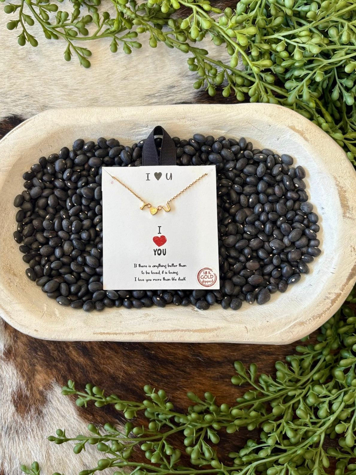 50% Off - Gold I love You Necklace