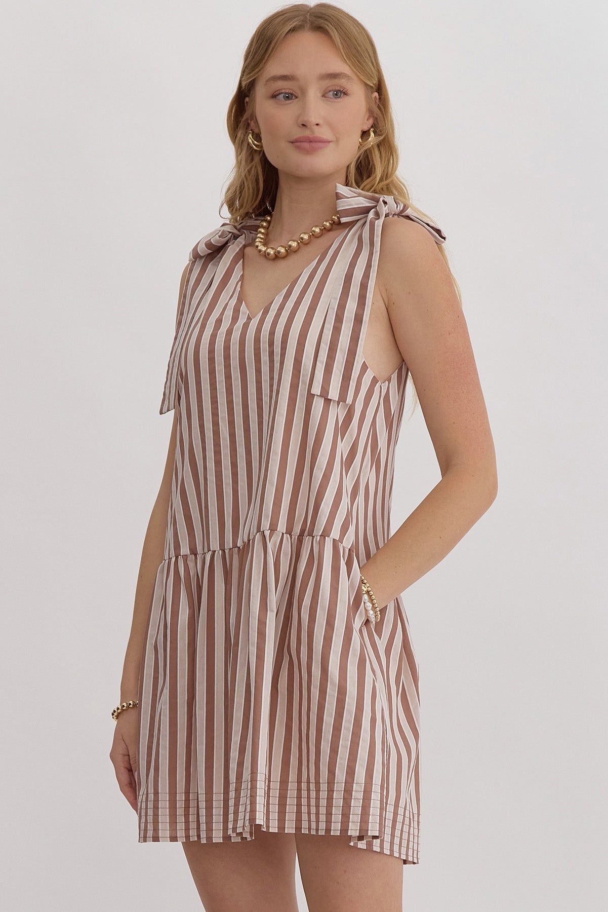 40% Off - Save It For Later Striped Dress
