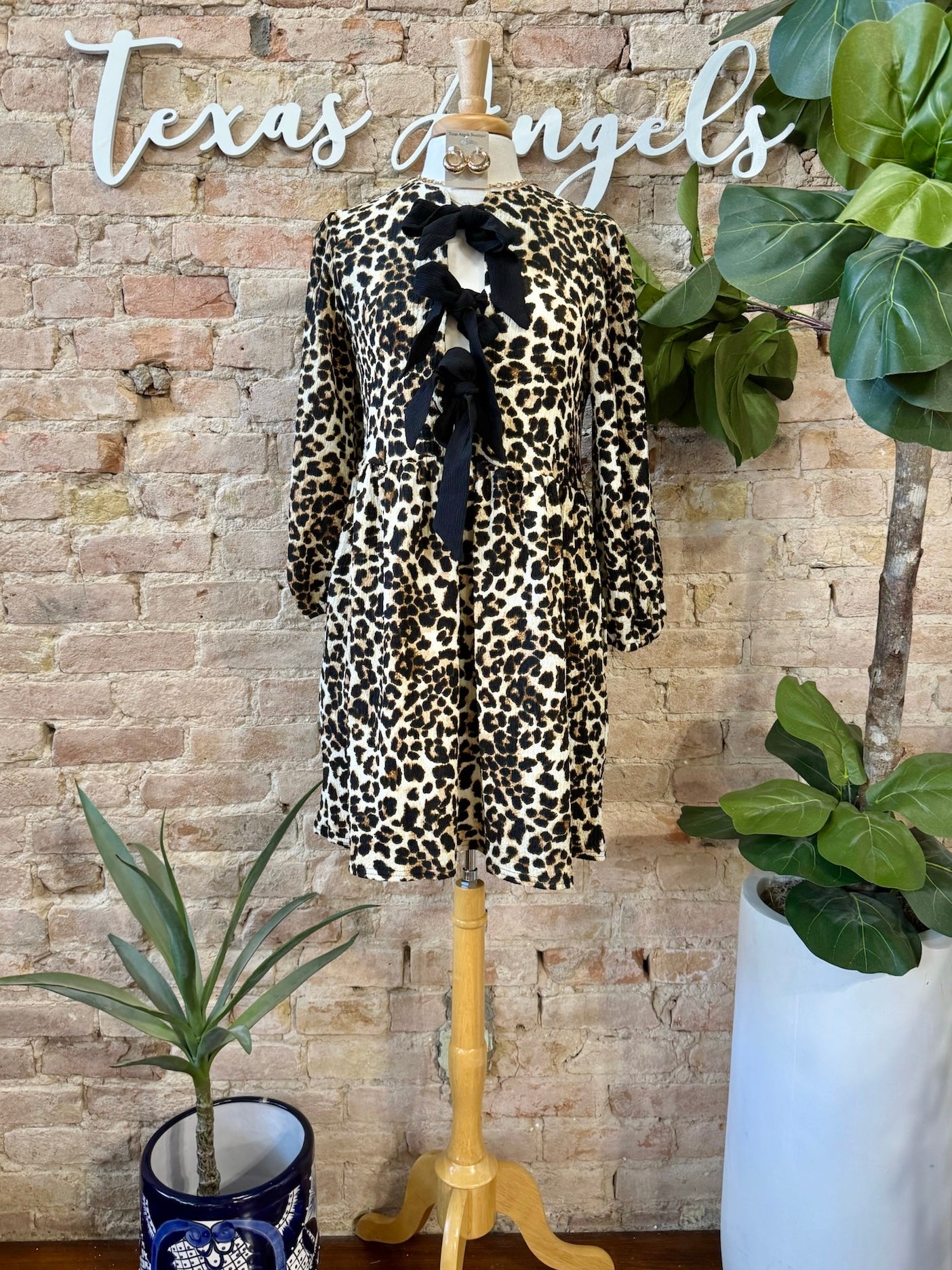 Love Letters Leopard Print Dress