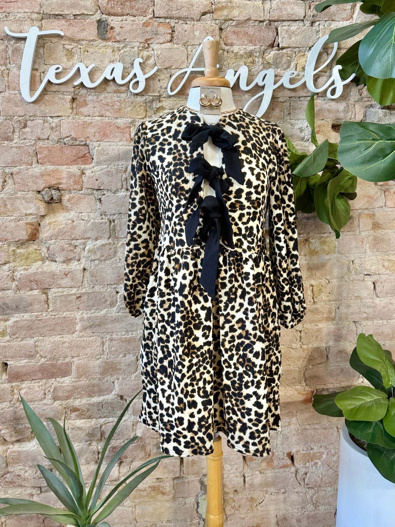 Love Letters Leopard Print Dress