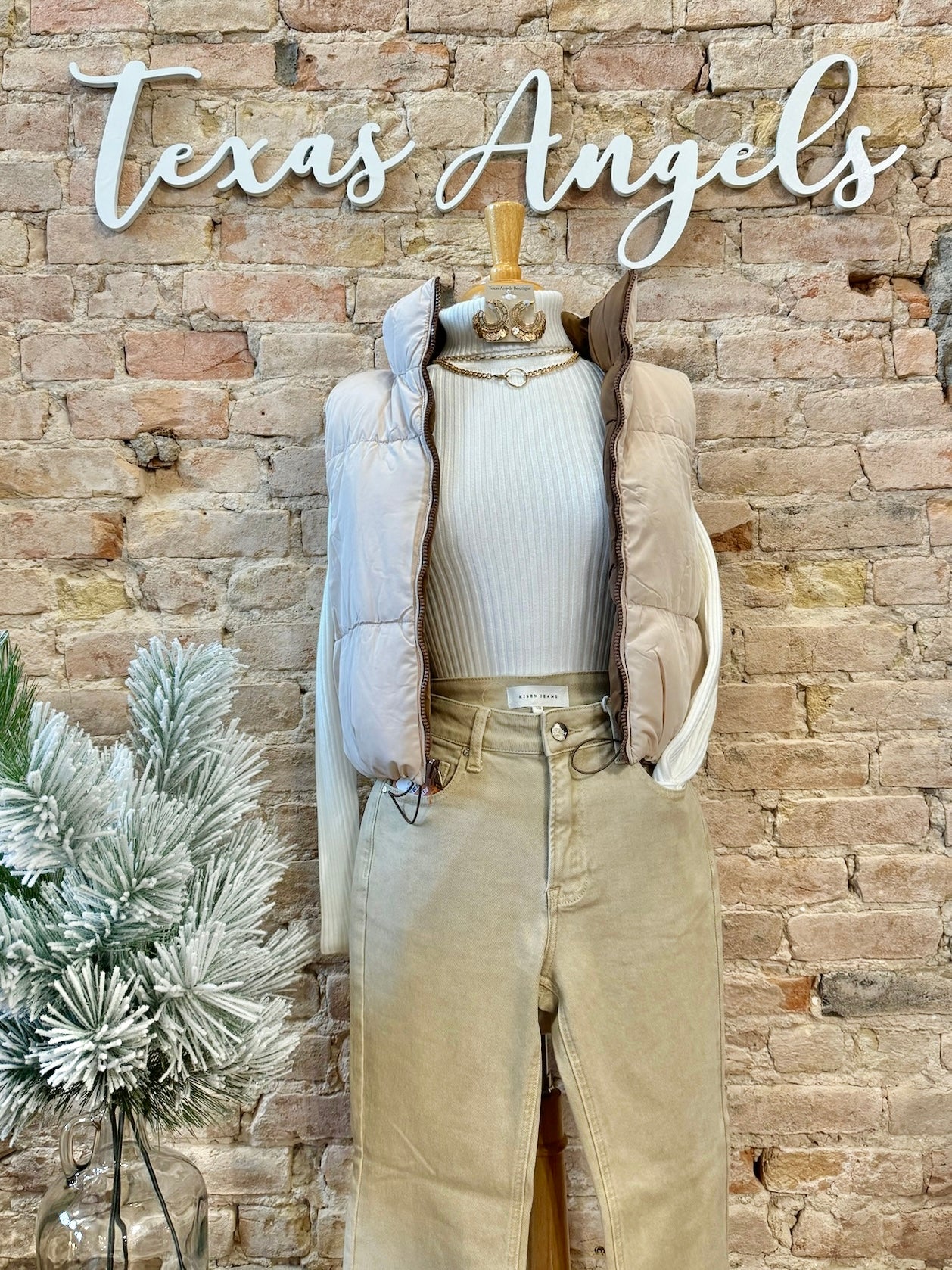40% Off - Don't Play Around Brown Reversible Puffer Vest