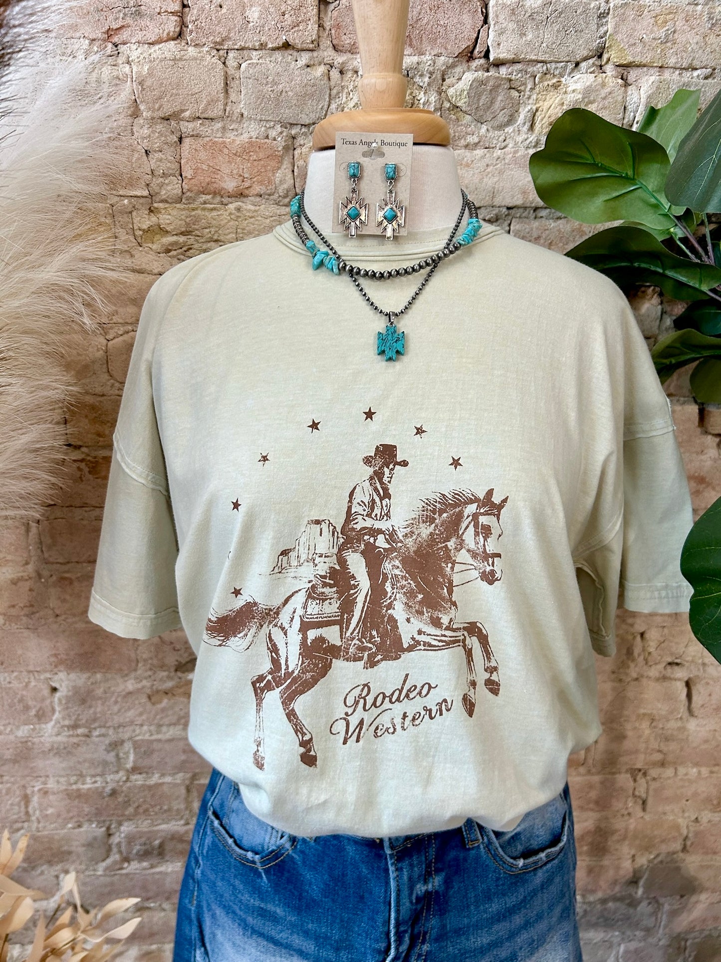 West Texas Rodeo Western Ivory Graphic Tee