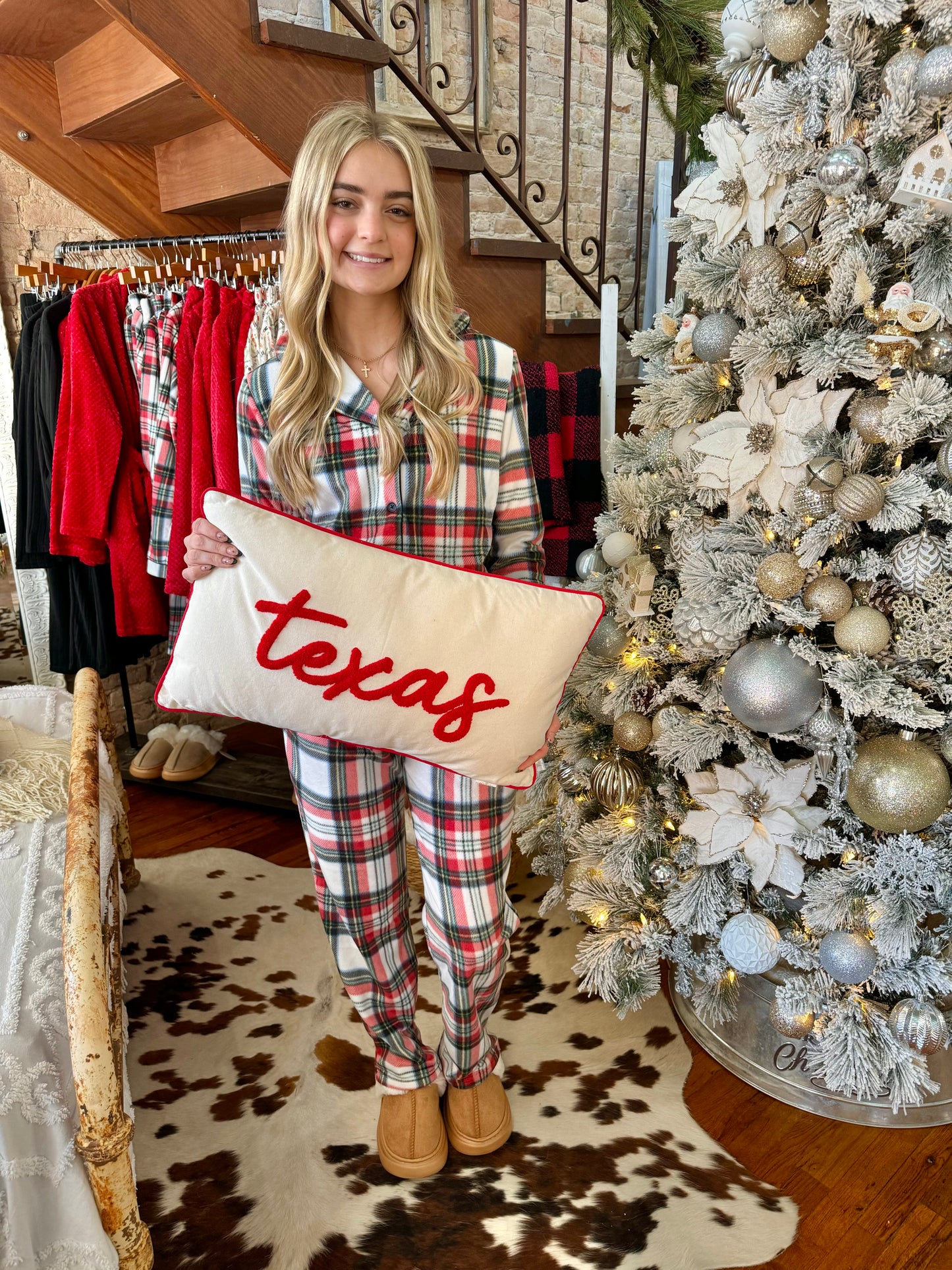 50% Off - Rockin' Around The Christmas Tree Adult PJ Set