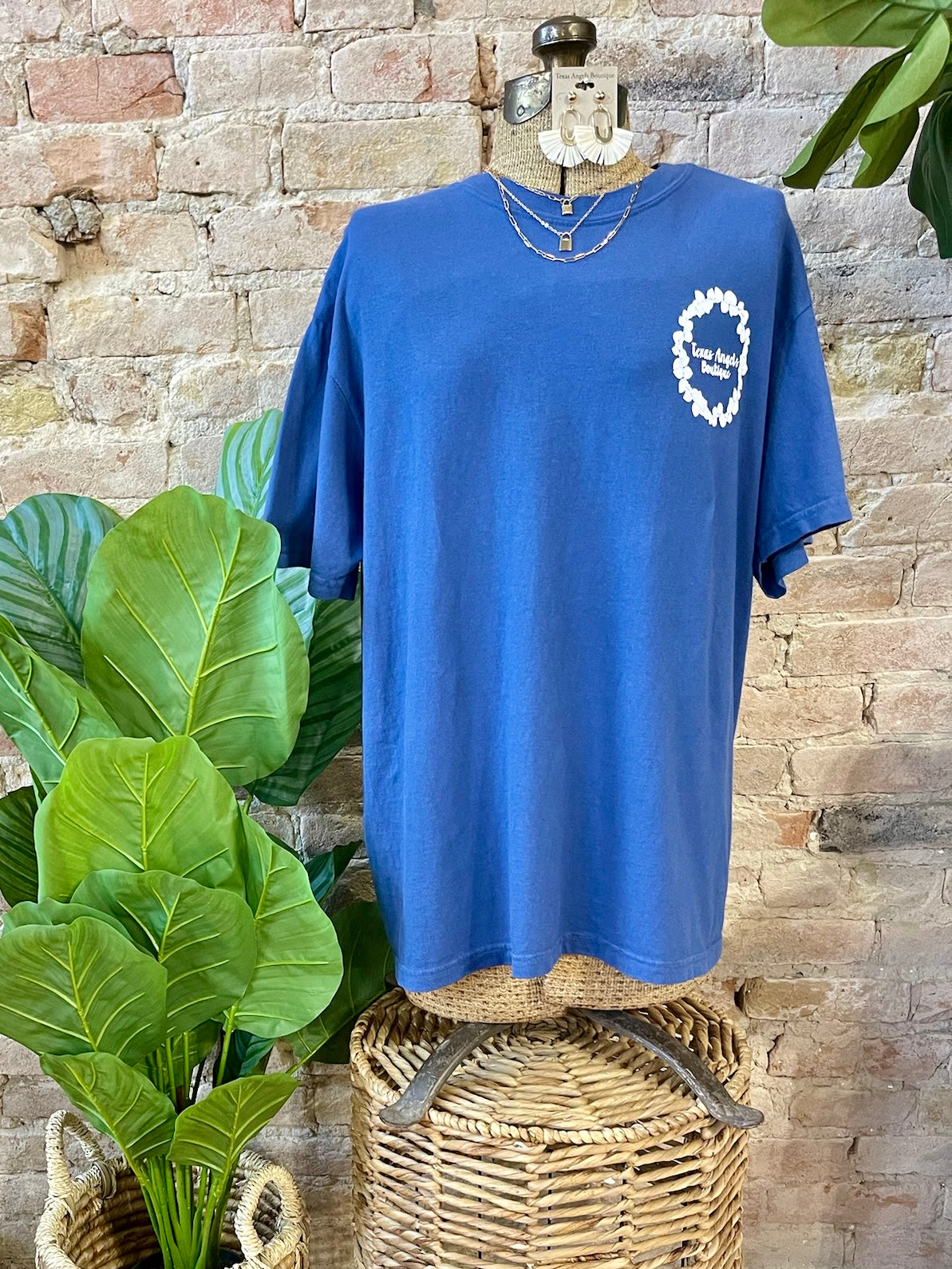 Texas Angels Boutique Navy Graphic Tee