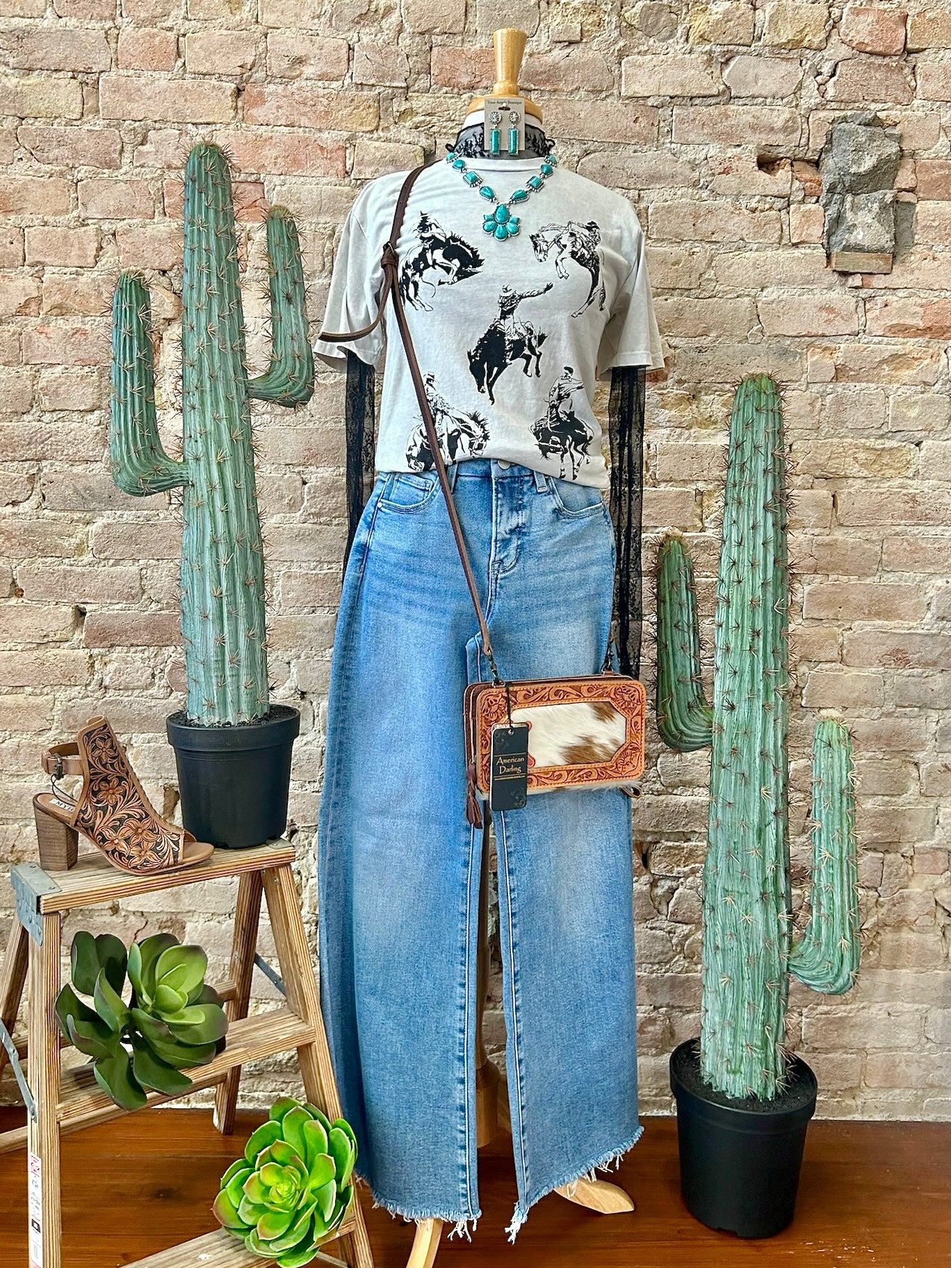 Where The Cowboy Rides Away Graphic Tee